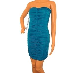 Bebe ruched dress size S